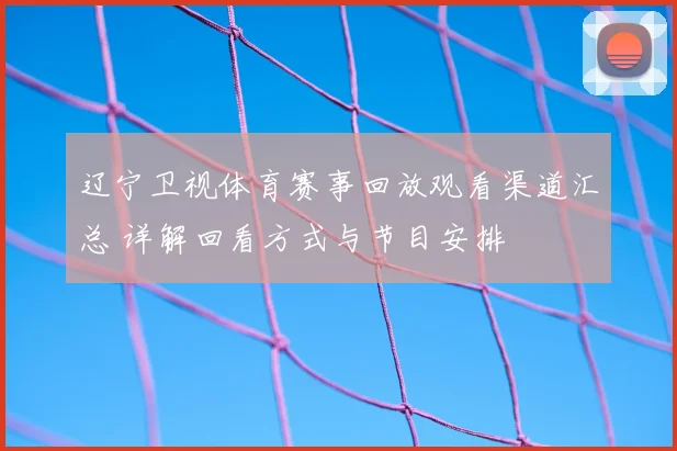 辽宁卫视体育赛事回放观看渠道汇总 详解回看方式与节目安排