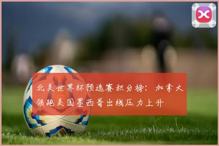 北美世界杯预选赛积分榜：加拿大领跑美国墨西哥出线压力上升